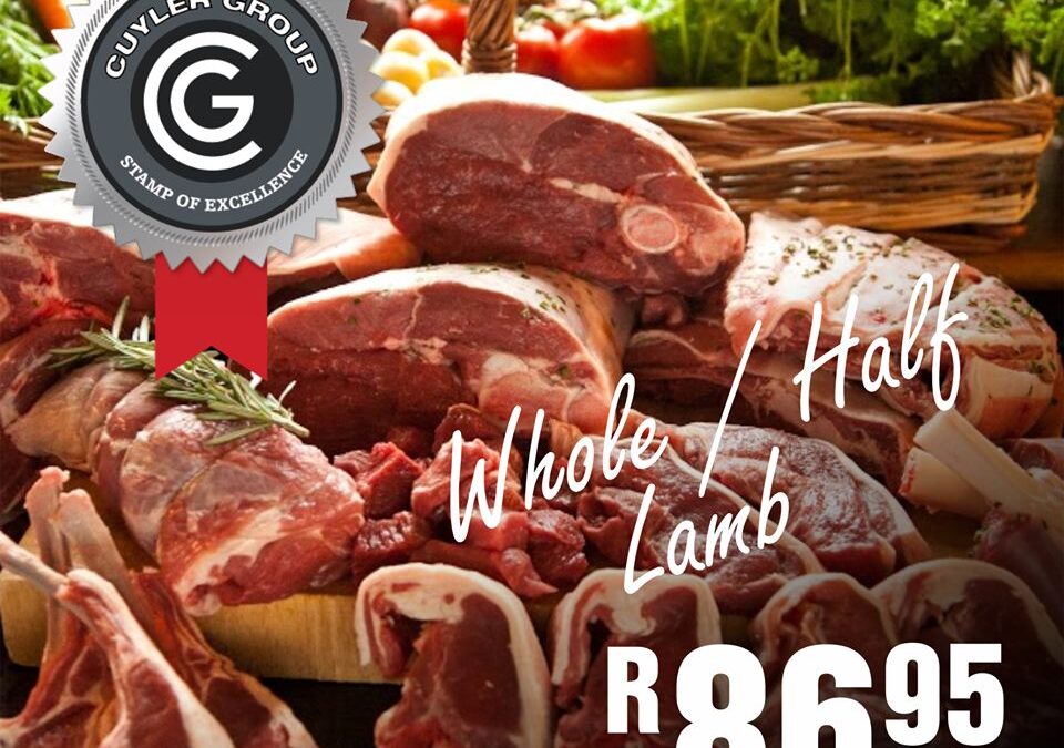 Whole / Half Lamb R86.95 per KG